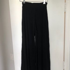 Jean Paul Gaultier wide leg stretch pants